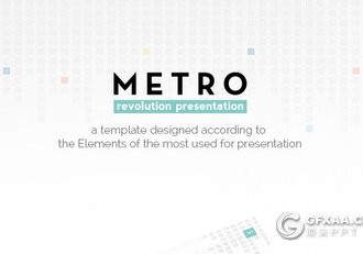 10种配色240页创意方块组合keynote模板 - 顶尖PPT