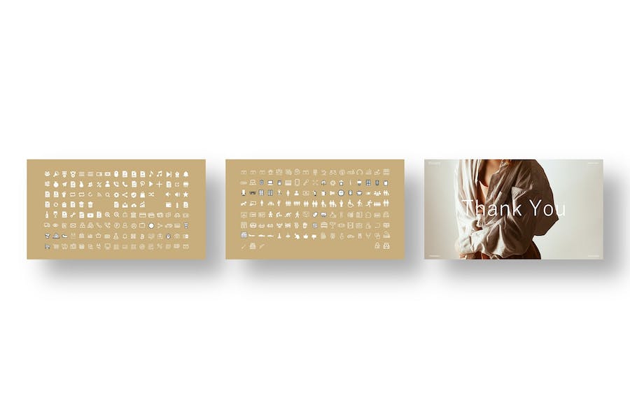 杂志风人物摄影图片展示PPT模板 - 顶尖PPT