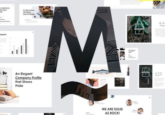 120页现代化设计风格文艺范keynote模板 - 顶尖PPT