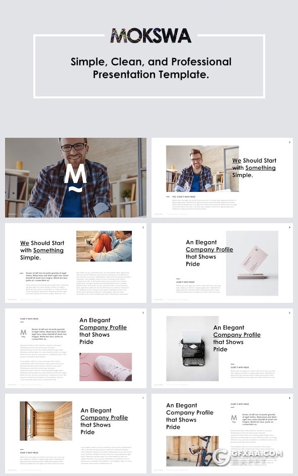 120页现代化设计风格文艺范keynote模板 - 顶尖PPT