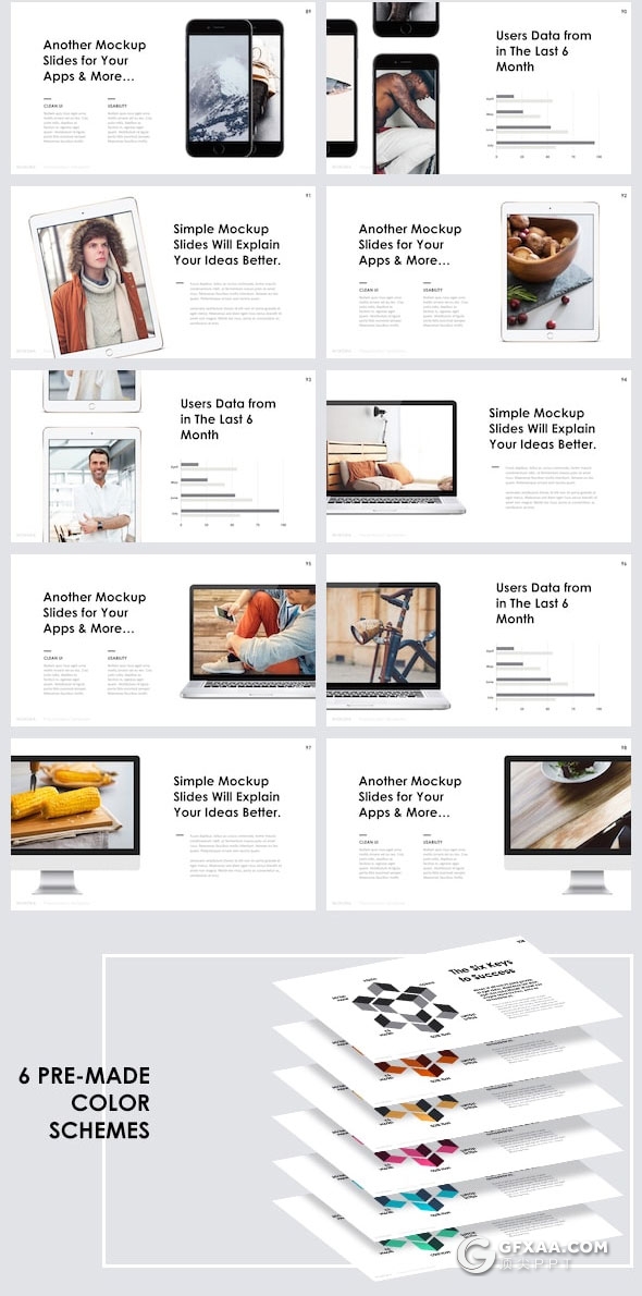 120页现代化设计风格文艺范keynote模板 - 顶尖PPT