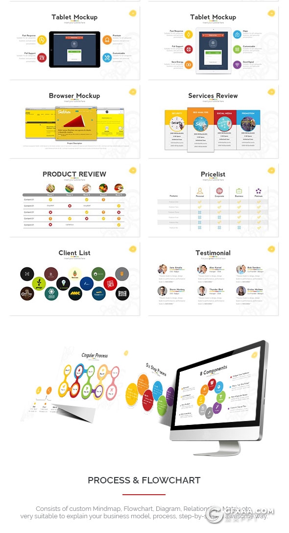 100页7种配色团队公司介绍PPT通用模板 - 顶尖PPT