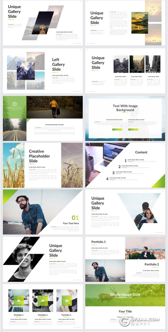68页会议演讲业务介绍渐变色PPT模板 - 顶尖PPT