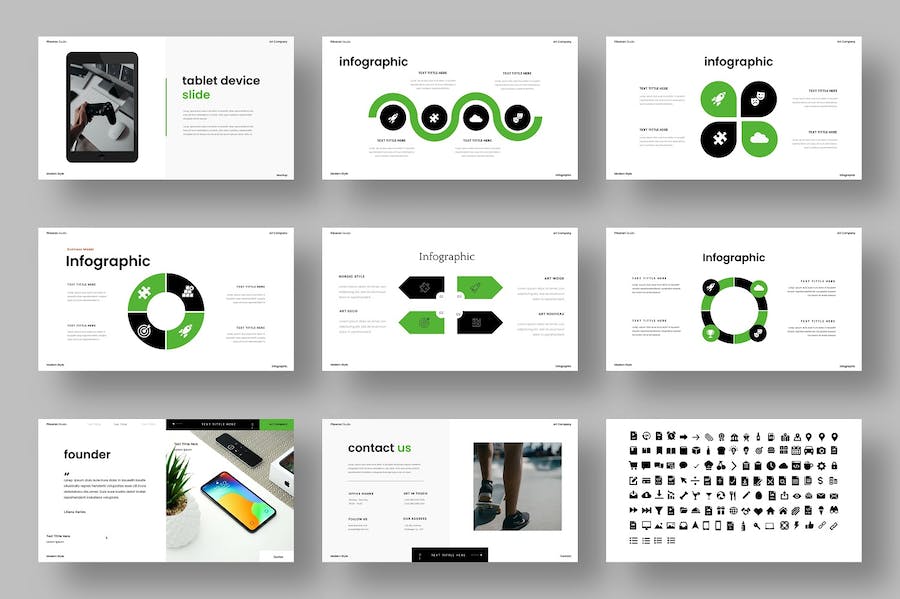 产品业务展示营销策划摄影展示通用PPT模板 - 顶尖PPT