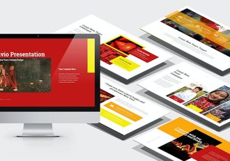 元宵节农历新年传统文化介绍传播PPT模板 - 顶尖PPT