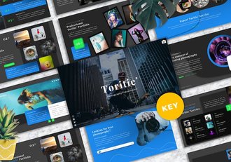 摄影作品集展示讲座方案Keynote模板 - 顶尖PPT