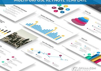 53页11种配色数据分析报告PPT模板 - 顶尖PPT
