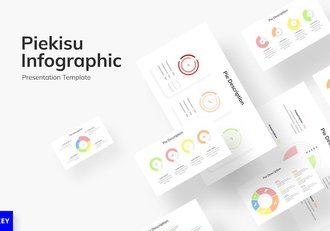 圆形对比数据图形keynote模板 - 顶尖PPT