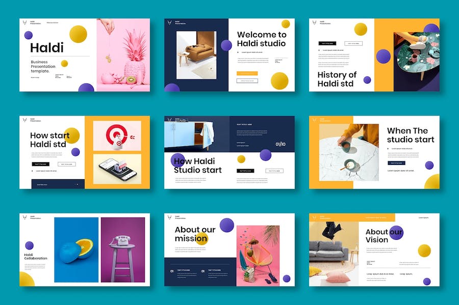 商务企业品牌营销推广Keynote模板 - 顶尖PPT