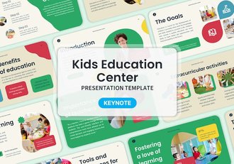 儿童教育培训中心国外keynote模板 - 顶尖PPT
