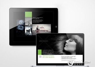 36页摄影图片展示PPT模板 - 顶尖PPT