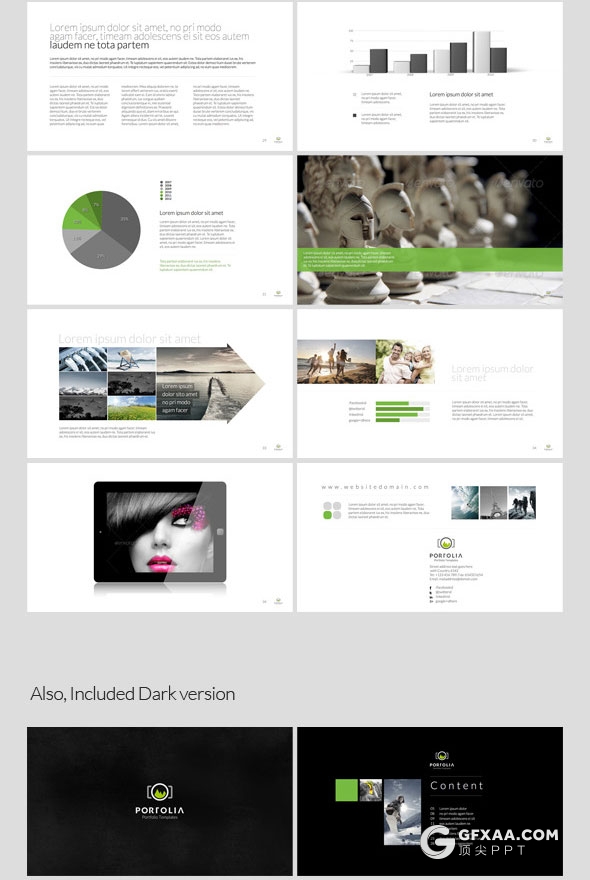 36页摄影图片展示keynote模板 - 顶尖PPT