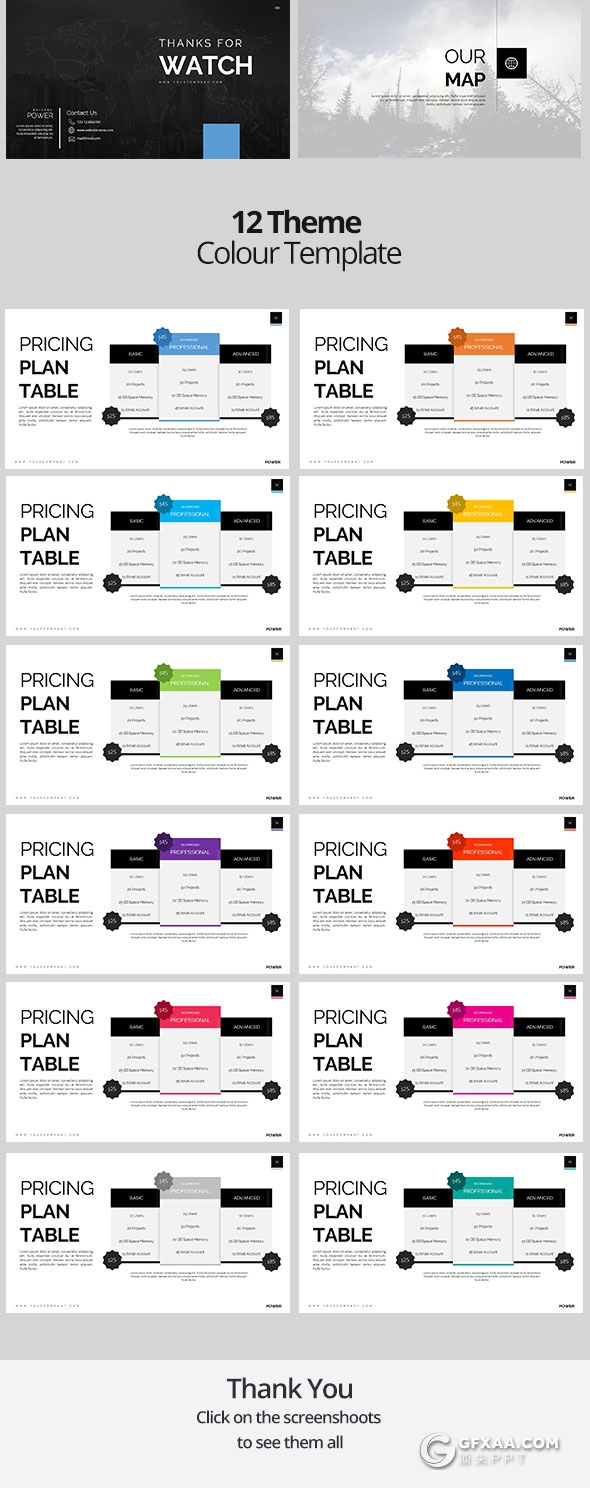 100页24种配色创意杂志风格keynote模板 - 顶尖PPT