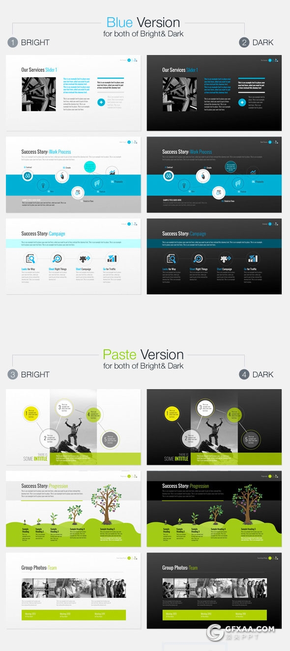 59页欧美商务多用途PPT模板两种尺寸规格 - 顶尖PPT