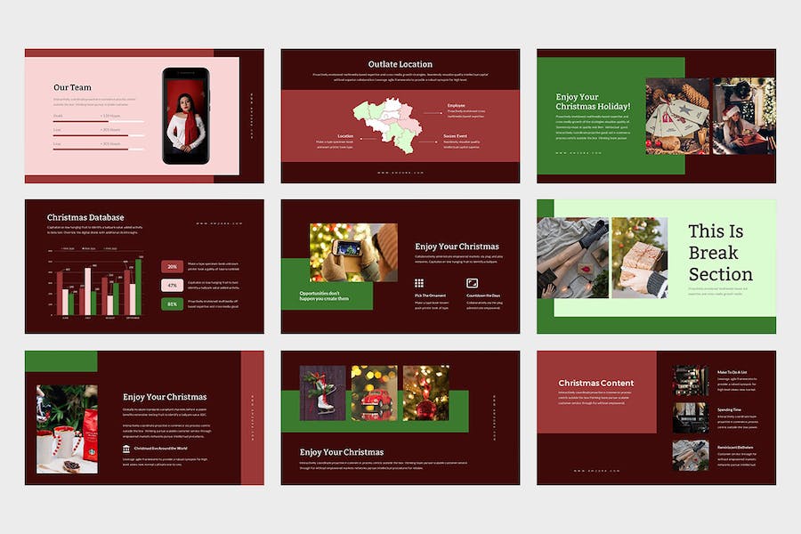 圣诞节品牌推广营销PPT模板 - 顶尖PPT