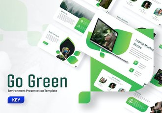 绿色环保可持续发展主题Keynote模板 - 顶尖PPT