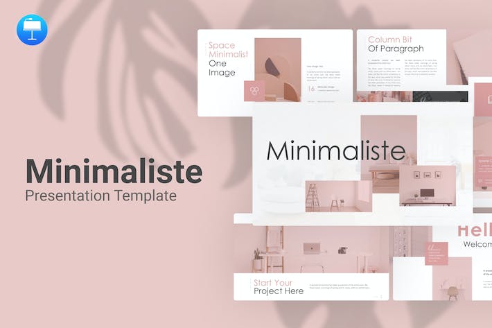 极简主义文艺唯美keynote模板 - 顶尖PPT