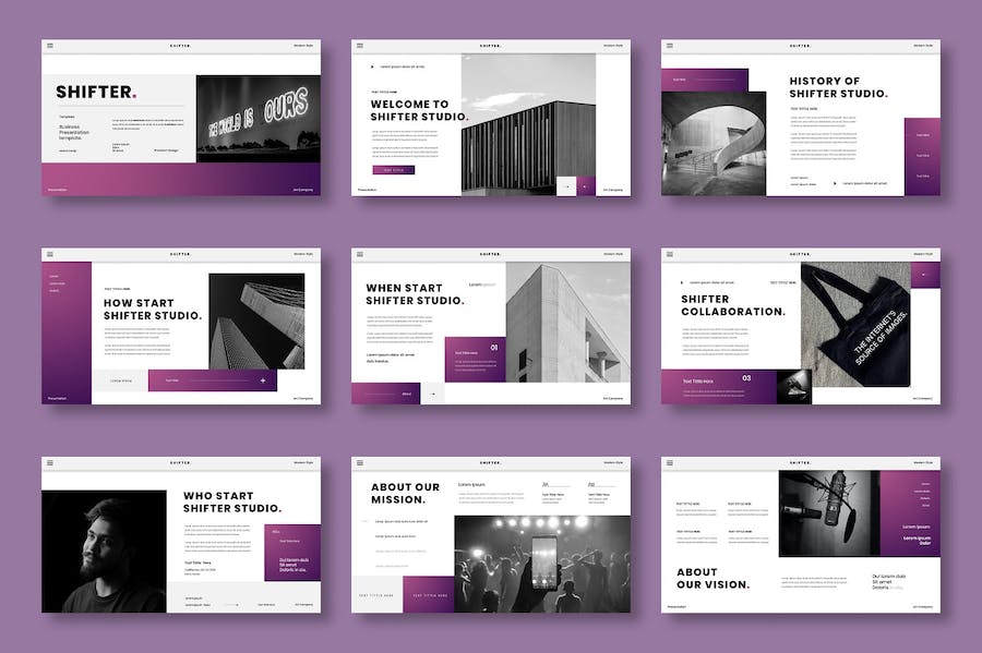 移动互联网商务企业服务推广Keynote模板 - 顶尖PPT