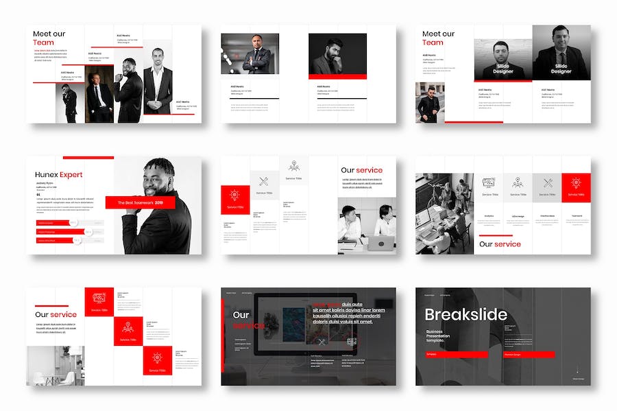 现代企业商务品牌宣传Keynote模板 - 顶尖PPT