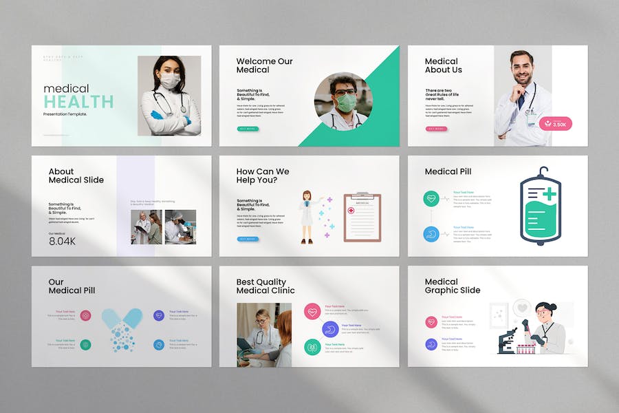 医疗诊疗专业知识分享展示PPT模板 - 顶尖PPT