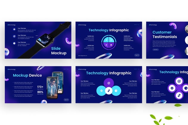 人工智能技术机构科技服务方案Keynote模板 - 顶尖PPT