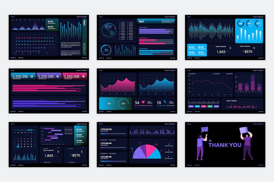 企业KPI绩效考核数据PPT模板 - 顶尖PPT