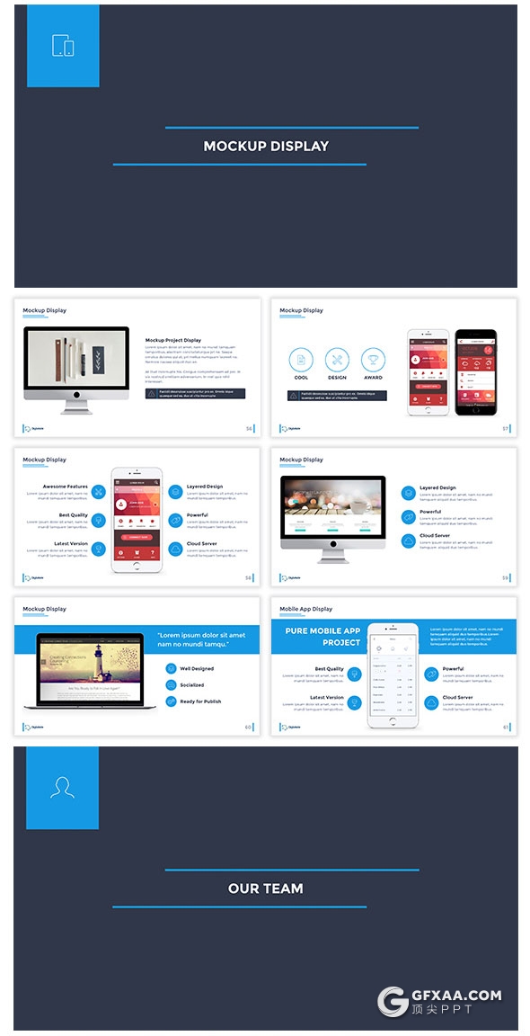 9种配色主题75页多用途keynote模板 - 顶尖PPT