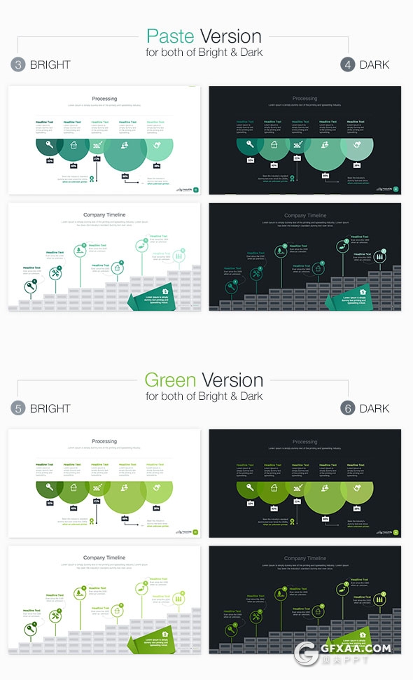 75页7种配色公司团队介绍通用keynote模板 - 顶尖PPT