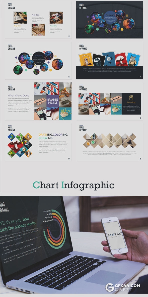 100多页11种配色欧美风格keynote模板 - 顶尖PPT