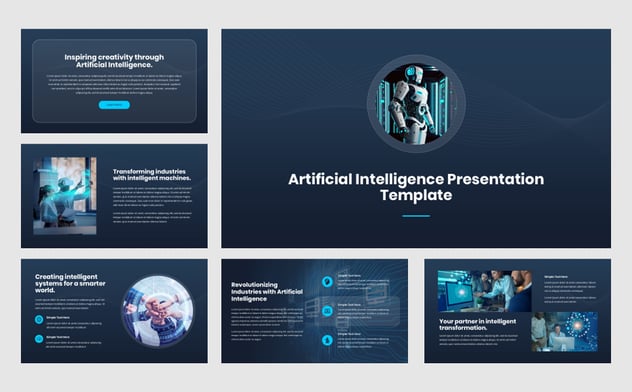 人工智能主题keynote模板 - 顶尖PPT