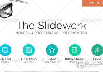 3种配色50页公司团队介绍多用途PPT模板 - 顶尖PPT