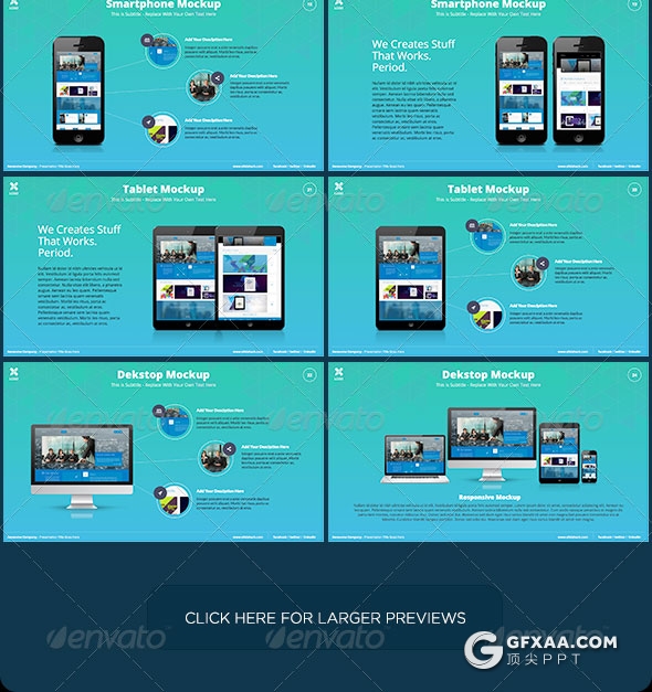 3种配色50页公司团队介绍多用途PPT模板 - 顶尖PPT