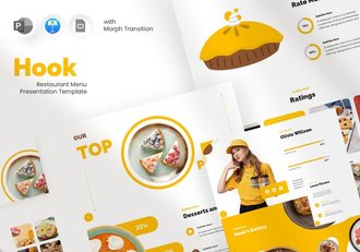 餐厅美食介绍宣传keynote模板 - 顶尖PPT