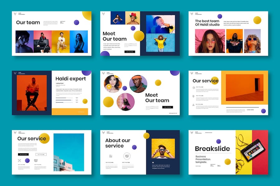 商务企业品牌营销推广Keynote模板 - 顶尖PPT