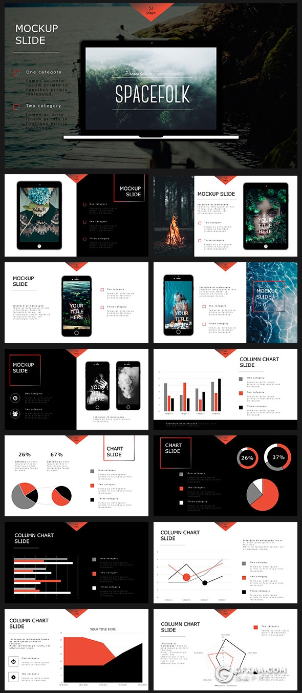 70页摄影图片展示多用途PPT模板 - 顶尖PPT