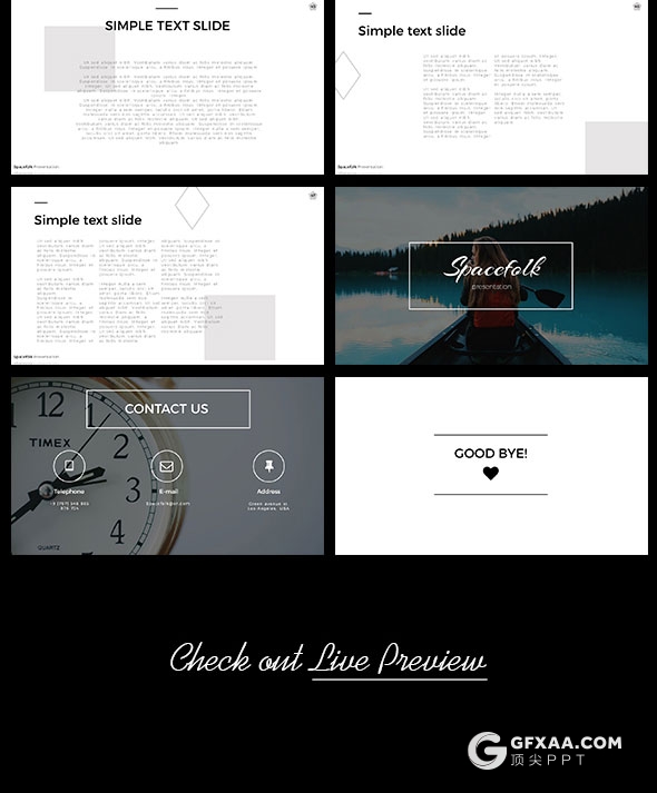 50页极简文艺范多用途PPT模板 - 顶尖PPT