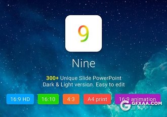 323页超强图形图表PPT模板4种尺寸18个icon文件251个XML配色文件 - 顶尖PPT