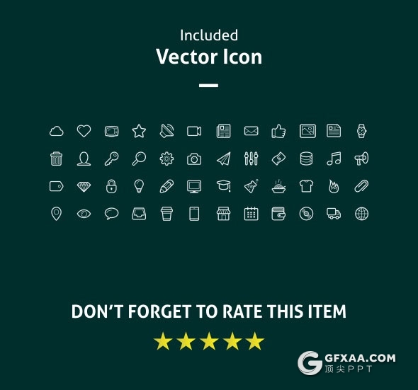 10种配色主题65页图片展示类PPT模板 - 顶尖PPT