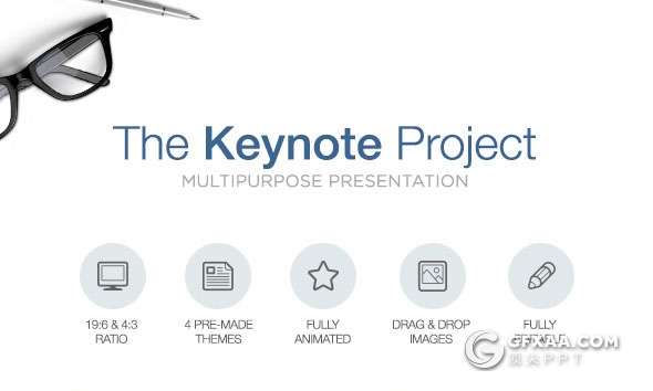 45页业务合作洽谈数据信息展示keynote模板 - 顶尖PPT