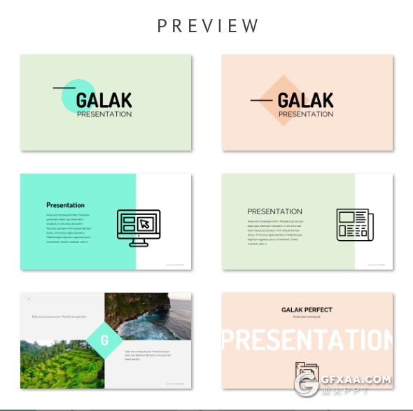 133页文艺唯美靓丽配色风格PPT模板 - 顶尖PPT