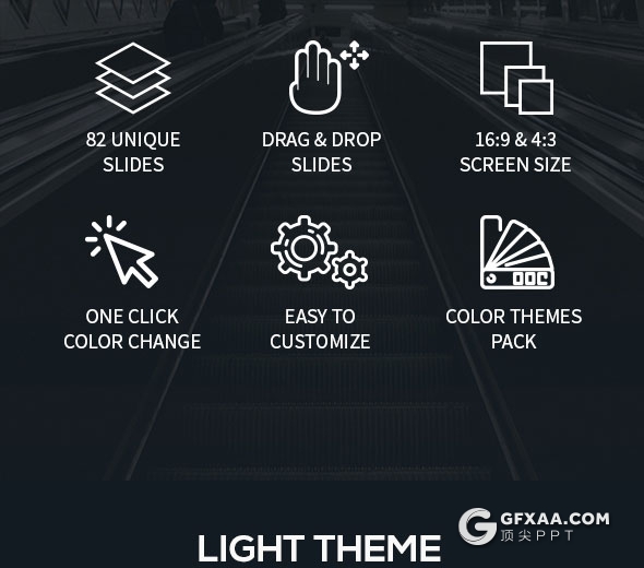 82页室内设计公司人员介绍6种配色主题keynote模板 - 顶尖PPT