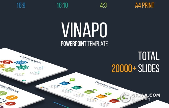 217页4种尺寸24种配色多用途高端PPT模板 - 顶尖PPT