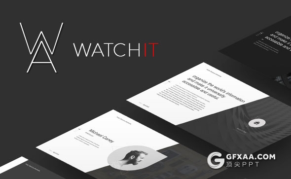 110页创意黑白灰工作经历介绍keynote模板 - 顶尖PPT