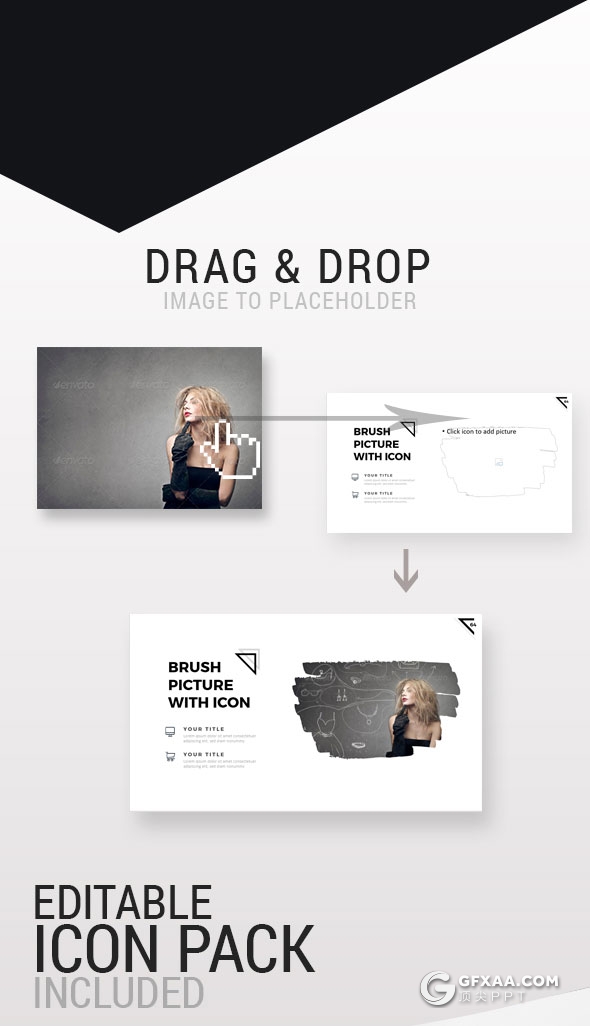 98页创意图片切割商务多用途PPT模板20种配色 - 顶尖PPT