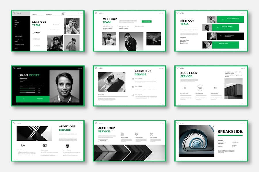 创业融资天使投资人项目展示keynote模板 - 顶尖PPT