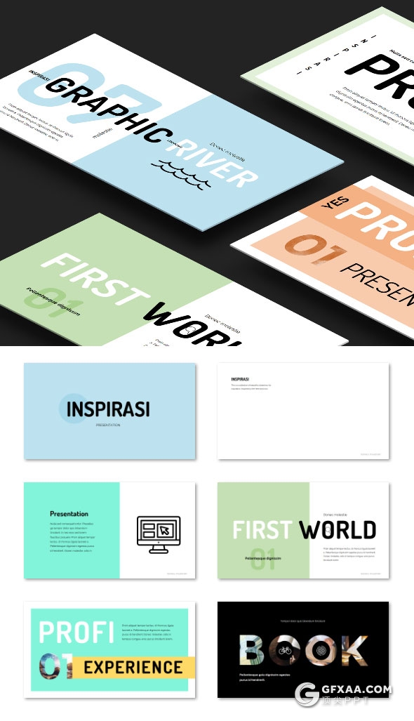 75页文艺唯美风格PPT模板3种比例 - 顶尖PPT