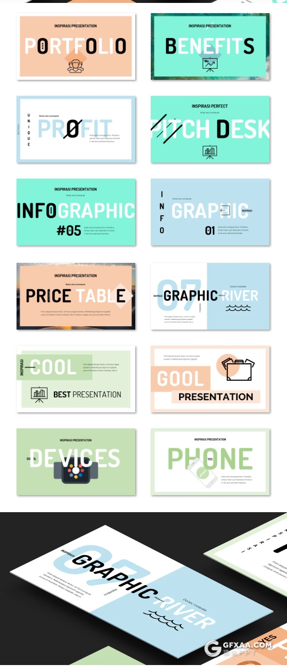 75页文艺唯美风格PPT模板3种比例 - 顶尖PPT