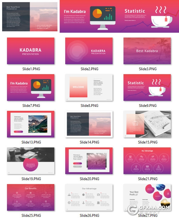 146页简约文艺渐变紫色系PPT模板 - 顶尖PPT