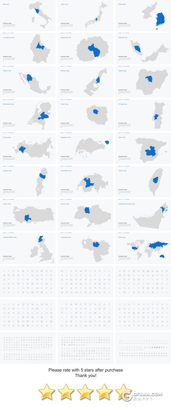 179页卡通人物蓝色商务风格PPT模板 - 顶尖PPT