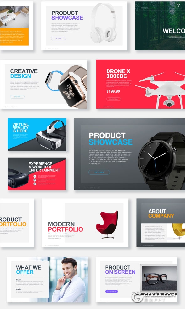 60页精致设计APP市场调研PPT模板 - 顶尖PPT